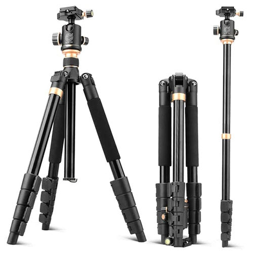 QZSD-02 Aluminum Tripod – Sturdy & Lightweight for Professional Photography