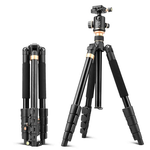 QZSD-02 Aluminum Tripod – Sturdy & Lightweight for Professional Photography