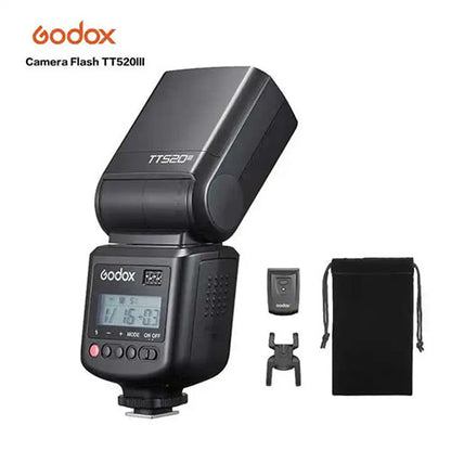 ⚡ Godox TT520III Speedlite Flash with Wireless Trigger – Reliable Manual Lighting Solution  Condition: New