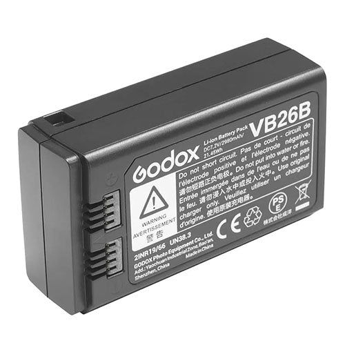 🔋 Godox VB26B Rechargeable Lithium-Ion Battery – 7.2V 2980mAh 21.456Wh