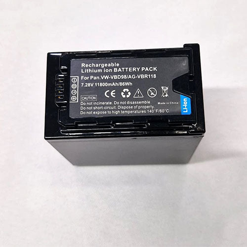 🔋 Replacement Battery Pack for Panasonic VW-VBD98 – 7.28V 11800mAh (≈86Wh) Li-Ion  Condition: New